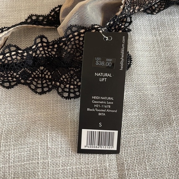NWT Heidi Klum Intimates Geometric Lace Soft Cup Bralette Size Small - Picture 6 of 7